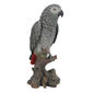 Hi-Line Gift Gabon Parrot On Stump Garden Statue - image 5