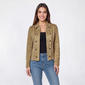 Womens Nautica Long Sleeve Solid Suede Captain Jacket - image 1