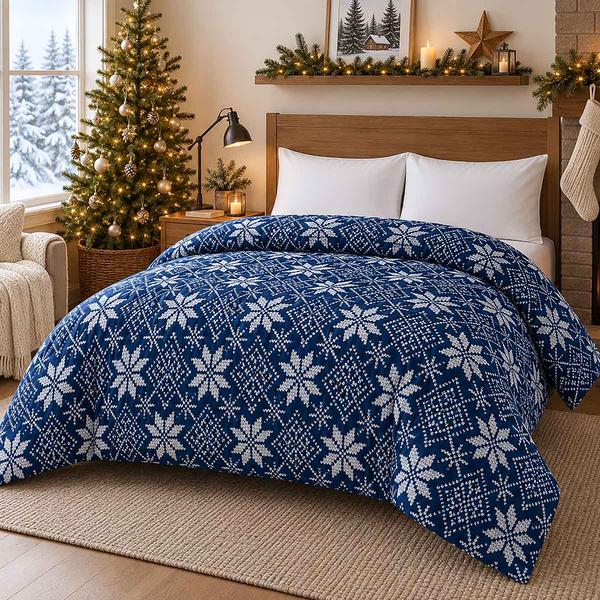 Ashley Cooper(tm) Snowflake Down Alternative Comforter - image 