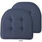 Sweet Home Collection Solid U-Shaped Memory Foam Chair Cushions - image 9