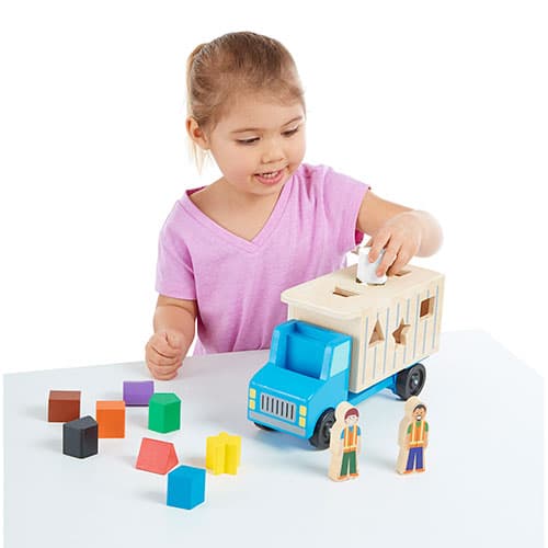 Melissa &amp; Doug® Shape-Sorting Dump Truck