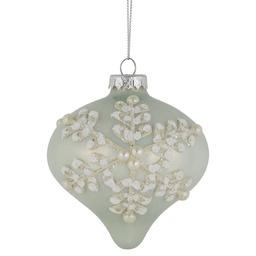 Northlight Seasonal Pastel Green Christmas Ornaments - Set of 2