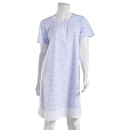 Plus Size Celestial Dreams Short Sleeve Floral Short Nightshirt