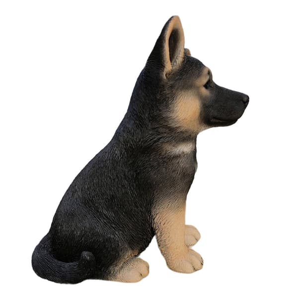 Hi-Line Gift Shepherd Pup Garden Statue