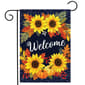 Briarwood Lane Autumn Sunflowers Welcome Garden Flag - image 1