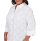 Plus Size Alfred Dunner Classics 3/4 Sleeve Floral Button Down - image 5