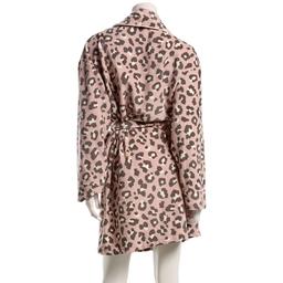 Womens Sincerely Jules Long Sleeve Cheetah Knit Robe