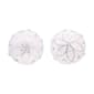 Kurt Adler 6pc. Jeweled Clear Feather White Ball Ornaments Set - image 4