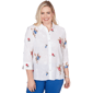 Petites Alfred Dunner The Royal Treatment Embroidered Flower Col - image 1