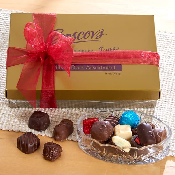 Boscov&#39;s Asher’s® Chocolate Co. 1lb. Gold Boxed Chocolates