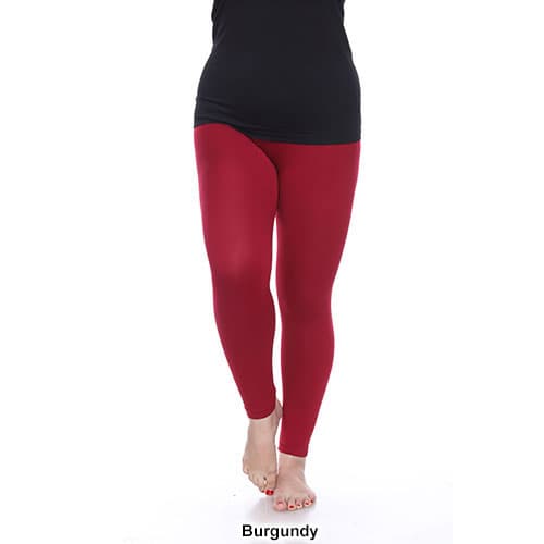 Plus Size White Mark Super Stretch Solid Leggings