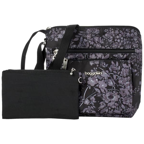 Baggallini Legacy Pocket Crossbody w/RFID - Hydrangea - image 