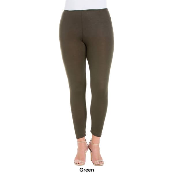 Plus Size 24/7 Comfort Apparel Ankle Length Leggings