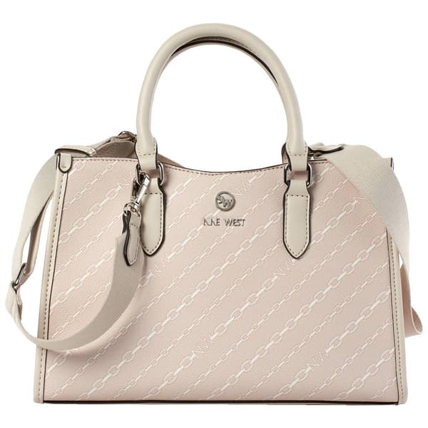 Nine West Riggs Logo Satchel