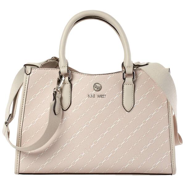 Nine West Riggs Logo Satchel - image 