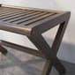 New Ridge Home Goods Abingdon Stool Bench & Luggage Rack - image 2