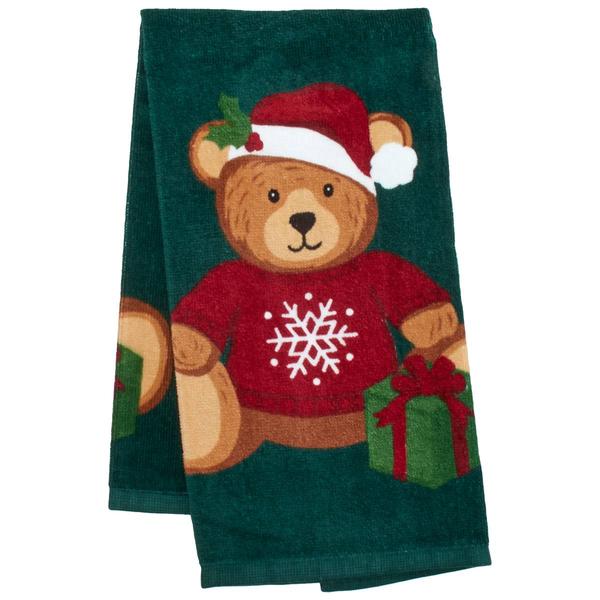 Beary Christmas Giver Reactive Kitchen Towel - image 