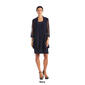 Womens R&M Richards 3/4 Sleeve Soft sheer Pleated Jacket Dress - image 7