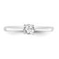 Pure Fire 14kt. White Gold 1/4ctw. Lab Grown Diamond Ring - image 3