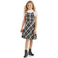Girls &#40;7-16&#41; Sweet Butterfly 2pc. Plaid Skater Dress & Pink Tee - image 2