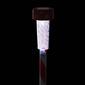 Alpine Solar Powered LED Striped Pathway Garden Stakes - Set of 4 - image 2