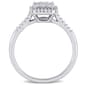 Diamond Classics™ 10kt. White Gold 1/2ctw. Diamond Square Ring - image 3