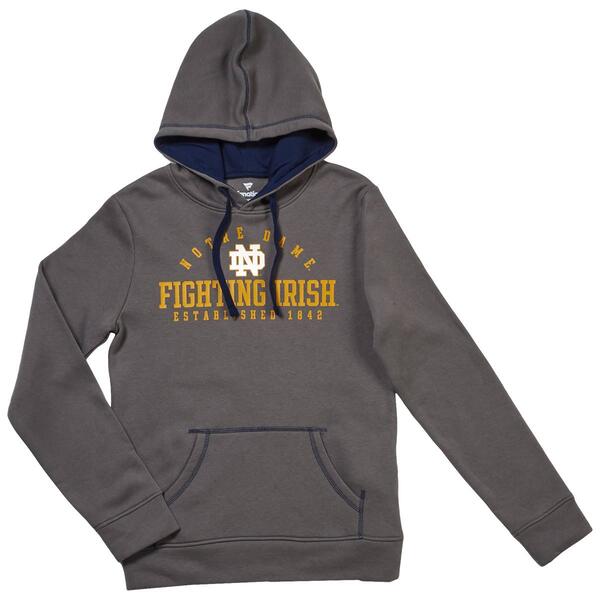 Mens Fanatics Notre Dame Pullover Hoodie - Grey - image 