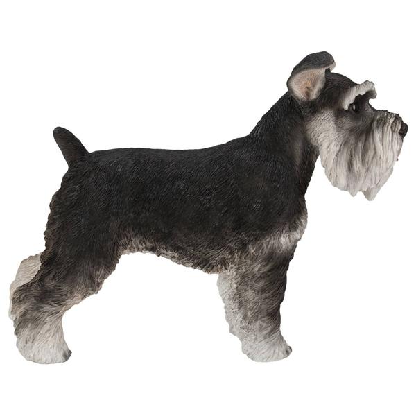 Hi-Line Gift Standing Miniature Schnauzer Garden Statue