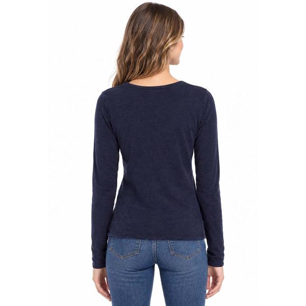 Juniors No Comment Long Sleeve Brooklyn 94 Henley Top