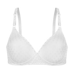 Womens Bestform Patterned Wire-Free Cotton Bra 5006238