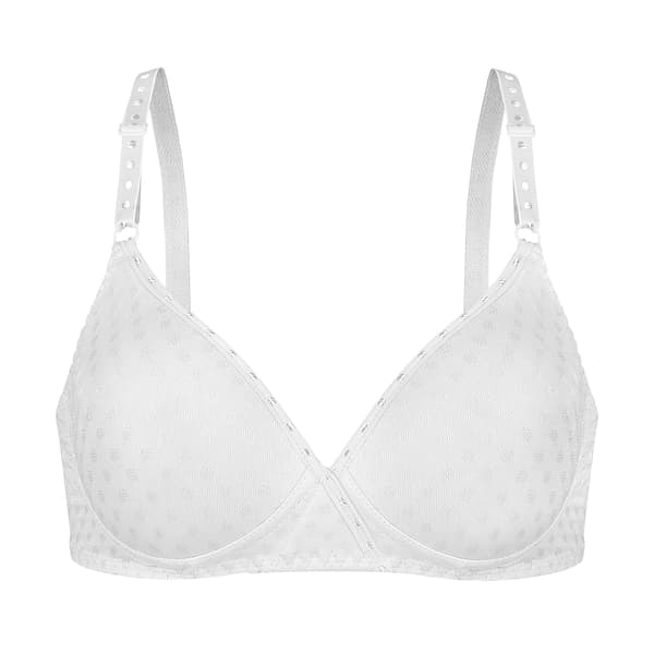 Womens Bestform Patterned Wire-Free Cotton Bra 5006238 