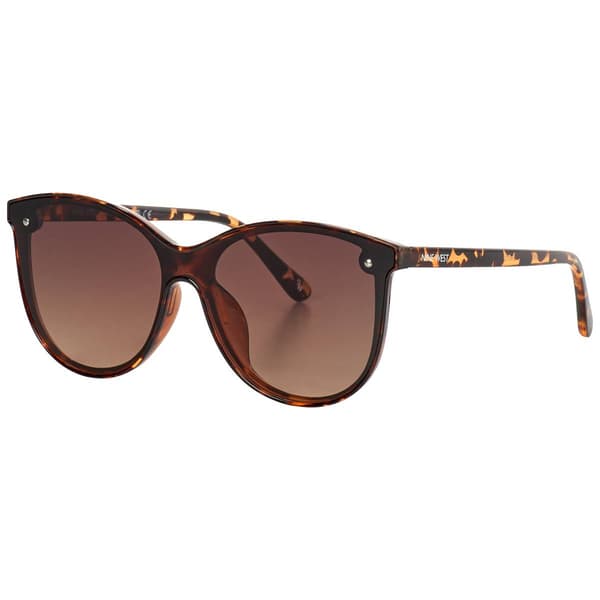 Womens Nine West Tortoise Square Sunglasses