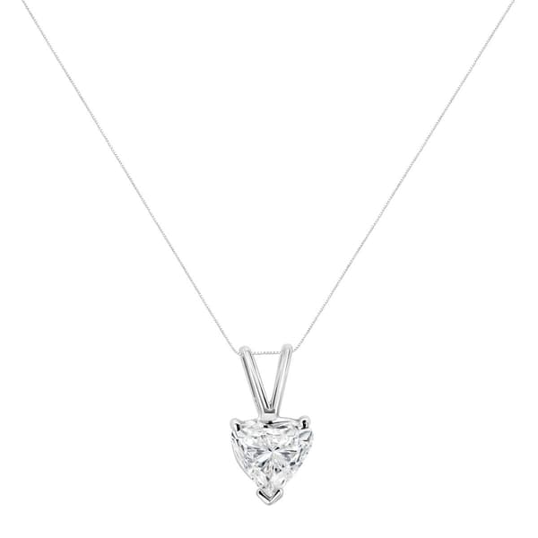 Haus of Brilliance 1/2ctw. Lab Grown Diamond Heart Pendant