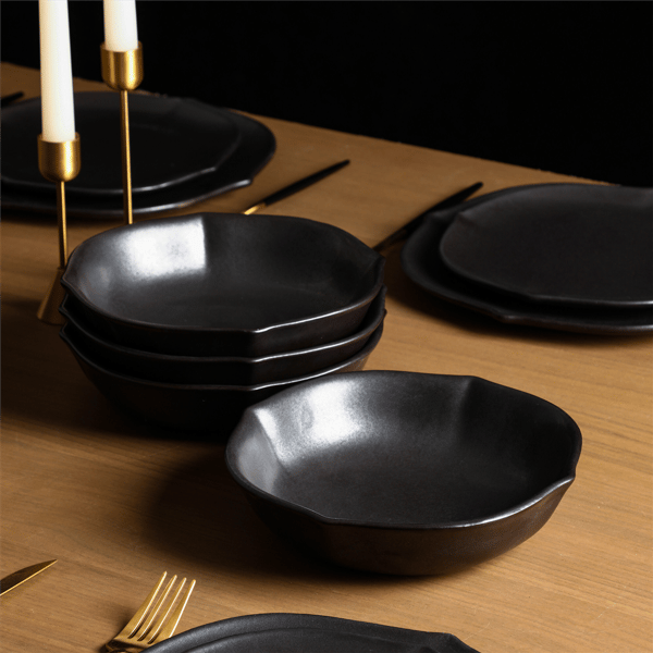 Stone Lain Baskerville 12pc. Stoneware Dinnerware Set