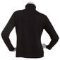 Womens Retrology Pull Over Zipper Shoulder Turtleneck Sweater - image 2