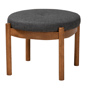 Baxton Studio Iliana Japandi Wood Ottoman Footstool - image 1