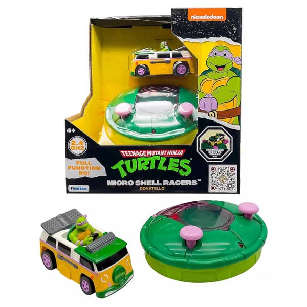 Teenage Mutant Ninja Turtles Donnie Micro Shell R/C Racers - image 