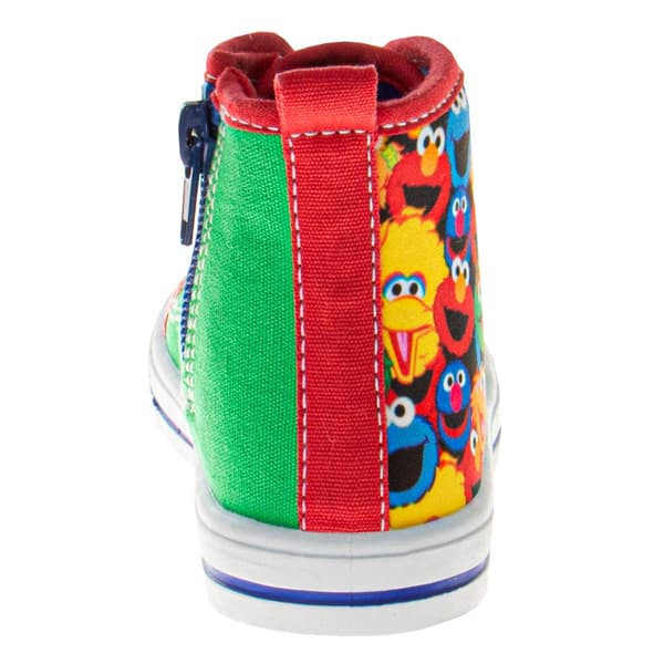 Little Kid Sesame Street All Your Friends Hi-Top Fashion Sneakers