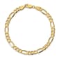 Mens Gold Classics&#40;tm&#41;10kt. 5.5mm 7in. Concave Figaro Chain Bracelet - image 1