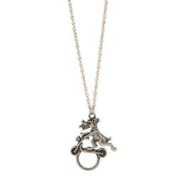 1928 Pewter Dog on Scooter Eyeglass Holder