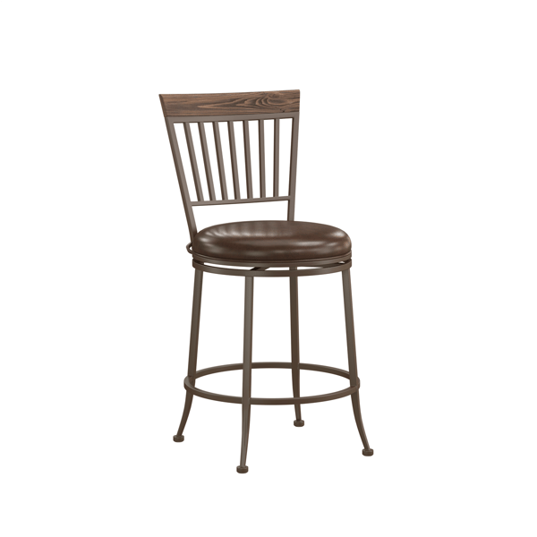 HH2 Home Hawkins Commercial Grade Counter Height Swivel Stool