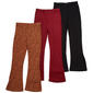 Girls (7-16) BTween(R) 3pk. Solid/Leopard Flare Leggings - image 1