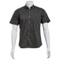 Mens North Hudson Tuckless Button Down Shirt - Black - image 1