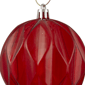 Northlight 6pc. Transparent Red Rhombus Cut Christmas Ornaments - image 4