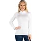 Womens 24/7 Comfort Apparel Long Sleeve Turtleneck Top - image 1