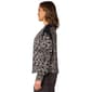 Womens Democracy Metallic Slub Yarn Open Front Sweater Cardigan - image 3