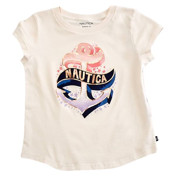 Girls (7-16) Nautica Short Sleeve Nautica Anchor Tee - image 