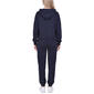 Petite NY Collection Long Sleeve Hooded French Terry Joggers Set - image 2