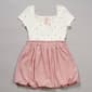 Girls &#40;7-16&#41; No Comment Floral Bubble Hem Dress - image 1
