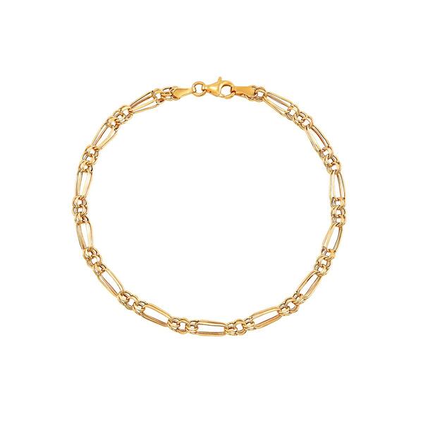 Gold Classics&#8482; 10kt. Yellow Gold Figaro Link Chain Bracelet